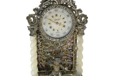 Tiffany & Co Silver Clock