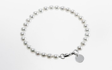 Tiffany & Co. Ziegfeld Collection Pearl Bracelet Silver - Bracelet