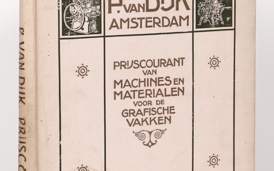 [Trade-catalogues]. Dijk, P. van. Prijscourant van machines en materialen voor...