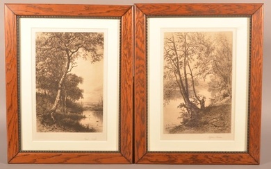 Two H.D. Kruseman Van Elten Landscape Prints.