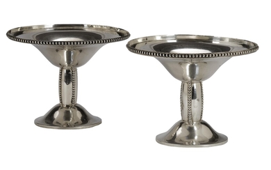 Vincent Carl Dub, a pair silver centrepieces, Vienna, by May 1922