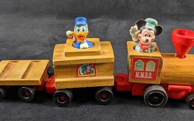 Vintage 1972 Mattel Disney Mickey Mouse And Donald