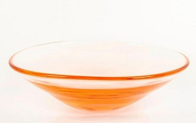 Vintage Art Glass Centerpiece Bowl