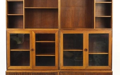 Vintage Danish rosewood modular bookcase by HG