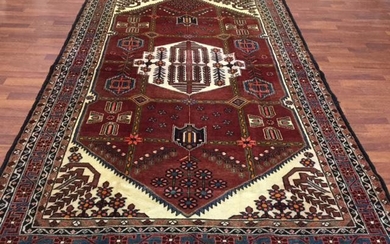Vintage Persian Hamadan Rug-4552