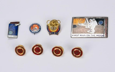 Vintage Pin Badge Russian Launch Society Of Magicians. Olympics