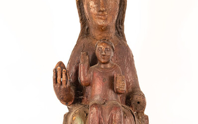 Virgin with Child Jesus, Spanish school of the 15th - 16th C.