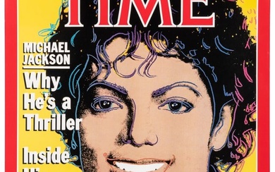 WARHOL, Andy (1928 – 1987). Michael Jackson Time Magazine. ...