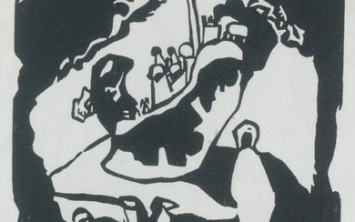 Wassily Kandinsky (Russian/French, 1866-1944) Tauflinge, Landschaft, Improvisation, from Klänge Suite...