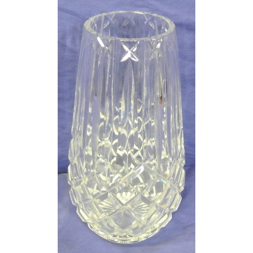 Waterford Crystal round flower vase of baluster tapering for...
