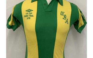 West Brom 1978 FA Cup Semi Final Football Shirt: Short sleev...