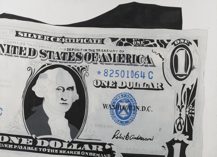 ONE DOLLAR BILL (SILVER CERTIFICATE), Andy Warhol