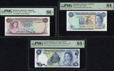 ½ Dollar L.1968 Elizabeth II (P. 26a) - PMG Gem....
