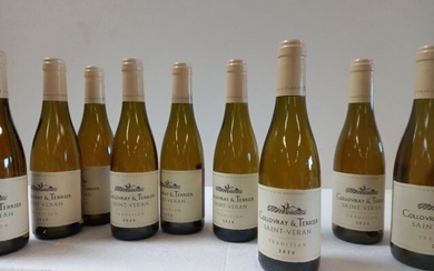 12 demi-bouteilles (375 ml) de Saint Véran... - Lot 24 - Enchères Maisons-Laffitte