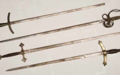 Four Reproduction Swords