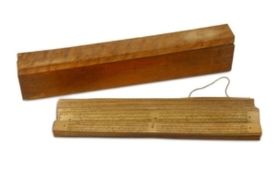 A PALM-LEAF MANUSCRIPT IN ITS WOODEN CASE PROPERTY FROM