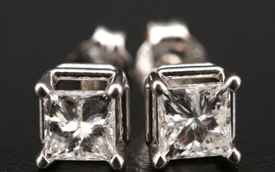 14K 0.98 CTW Diamond Stud Earrings