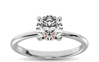 14K White Gold Lab Grown Diamond 9/10 Ct.Tw. Solitaire Ring