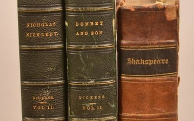 1849 Shakespeare + 2 Dickens Odd Volumes