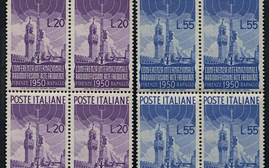 1950, Repubblica Italiana, “Radiodiffusione”