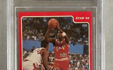 1985 - 86 Star Michael Jordan #2 All-Rookie Team BGS 9