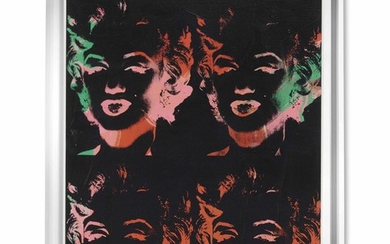 Andy Warhol (1928-1987), Four Multicoloured Marilyns (Reversal series)