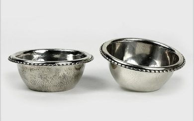 A Pair of Georg Jensen Sterling Silver Bon Bon Dishes.