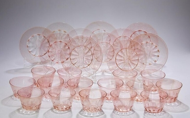 (23 pcs) Murano dessert coupes and underliners