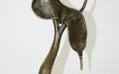 Bronze sculpture after Dali Persistence of Memory