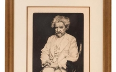 Charles Bragg Mark Twain etching 1/100