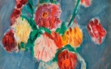 Charles CAMOIN (1879 1965) Bouquet de fleurs Huile…