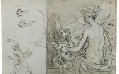 Fortunato Duranti (1787-1863), Studio per Giuditta e la