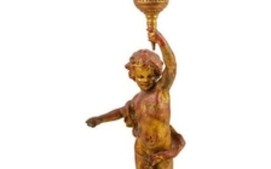 A Giltwood Figure 19TH/20TH CENTURY mounted