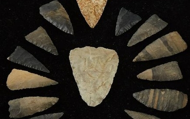 Grp: 19 Arrowheads from Mendez Mexico