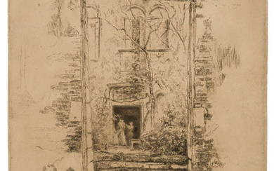 James Abbott McNeill Whistler (1834-1903) The Garden, from: The Second Venice Set