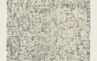 Jasper Johns, Gray Alphabets