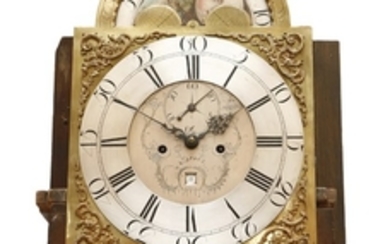 A mahogany eight-day longcase clock