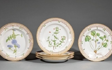 Royal Copenhagen Porcelain Dinner Plates