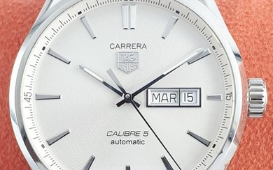 TAG Heuer - Carrera Calibre 5 Day-Date Automatic Silver