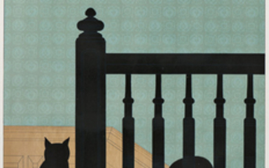 Will Barnet (American, 1911-2012) The Bannister