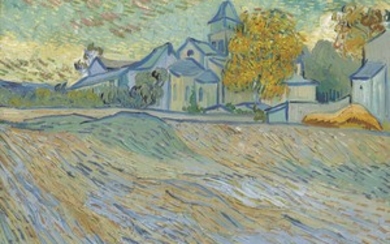 Vincent Van Gogh (1853-1890), Vue de l’asile et de la Chapelle Saint-Paul de Mausole (Saint-Rémy)
