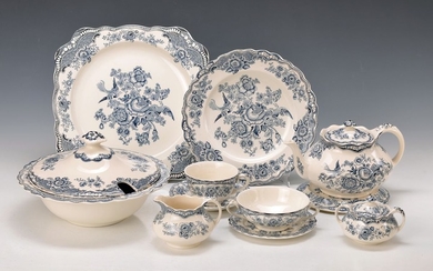 coffee- and Dinner set, Crown Ducal England,...