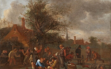 Cornelis Dusart, in the manner of - Peasant Festivities in a Village