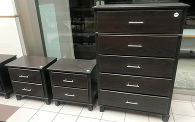 5 Drawer Chest with 2 Night Stands