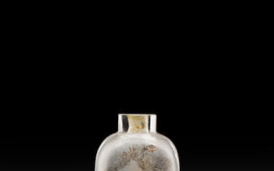 An inside-painted glass snuff bottle
