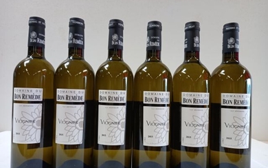 6 bouteilles de Viognier. Blanc. 2015. Le... - Lot 24 - Enchères Maisons-Laffitte
