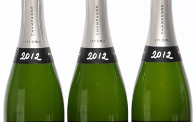 6 bts. Champagne Extra Brut “Cuvée Oenophile”, Pierre Gimonnet & Fils 2012 A (hf/in). Oc.