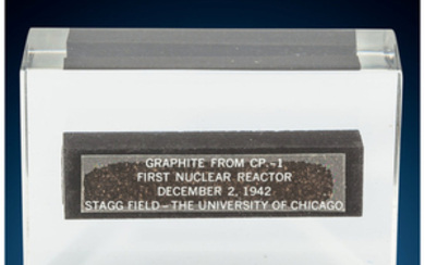 Graphite Brick CP-1 Chicago Pile -1 Site of...