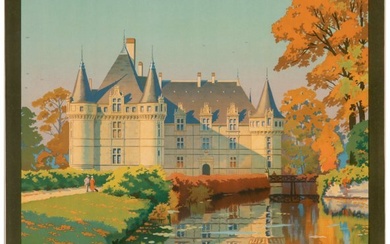 79424: Constant Leon Duval (French, 1877-1977) Chateau
