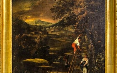 Italian painter from the 18th century. Cherries